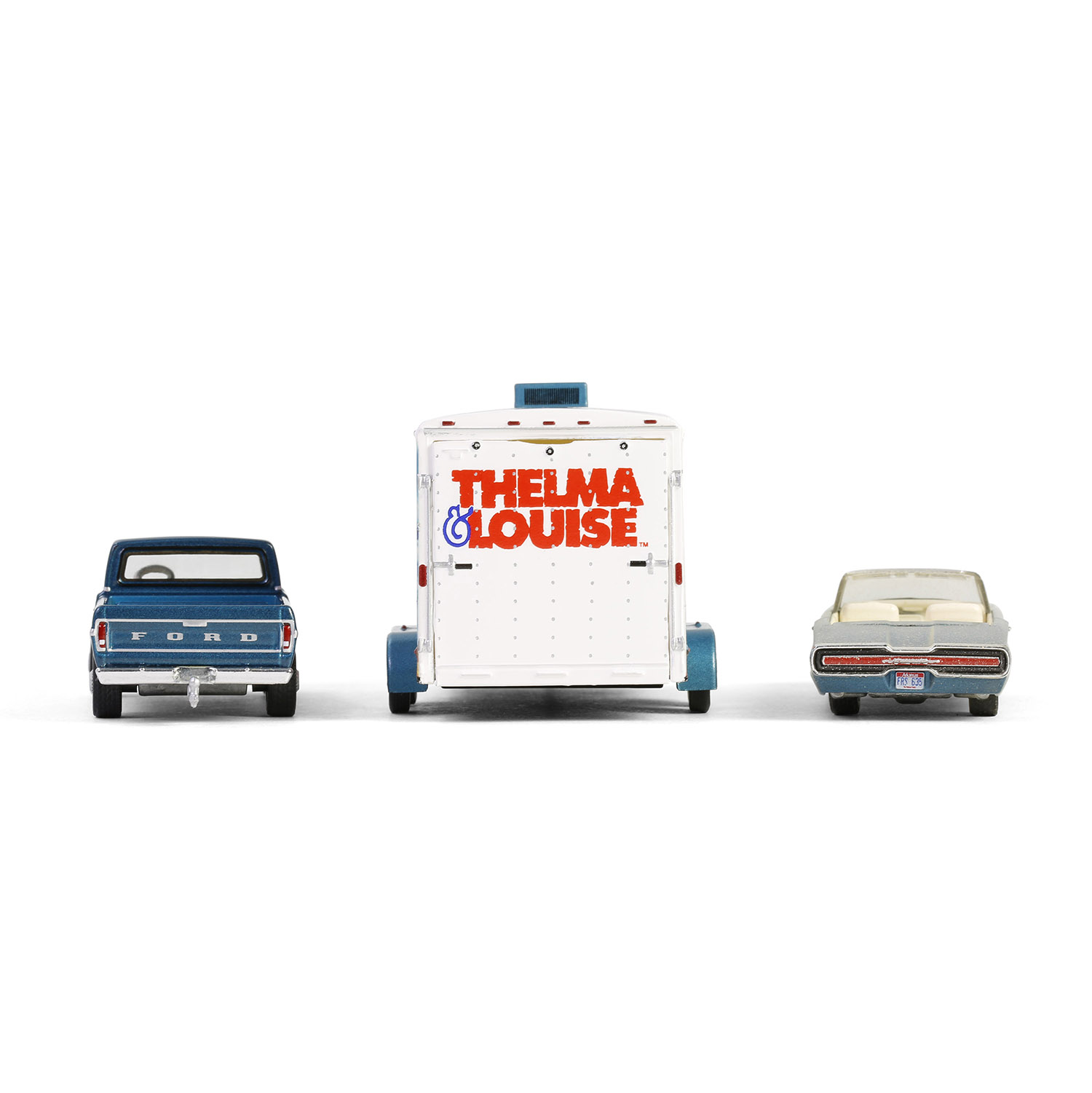 Thunderbird Convertible with Ford F-250 & Enclosed Car Hauler