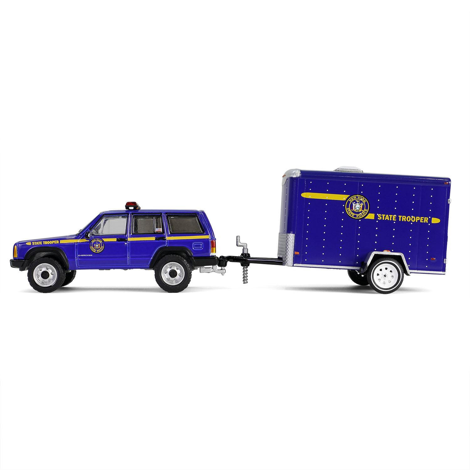 Cherokee with Small Cargo Trailer