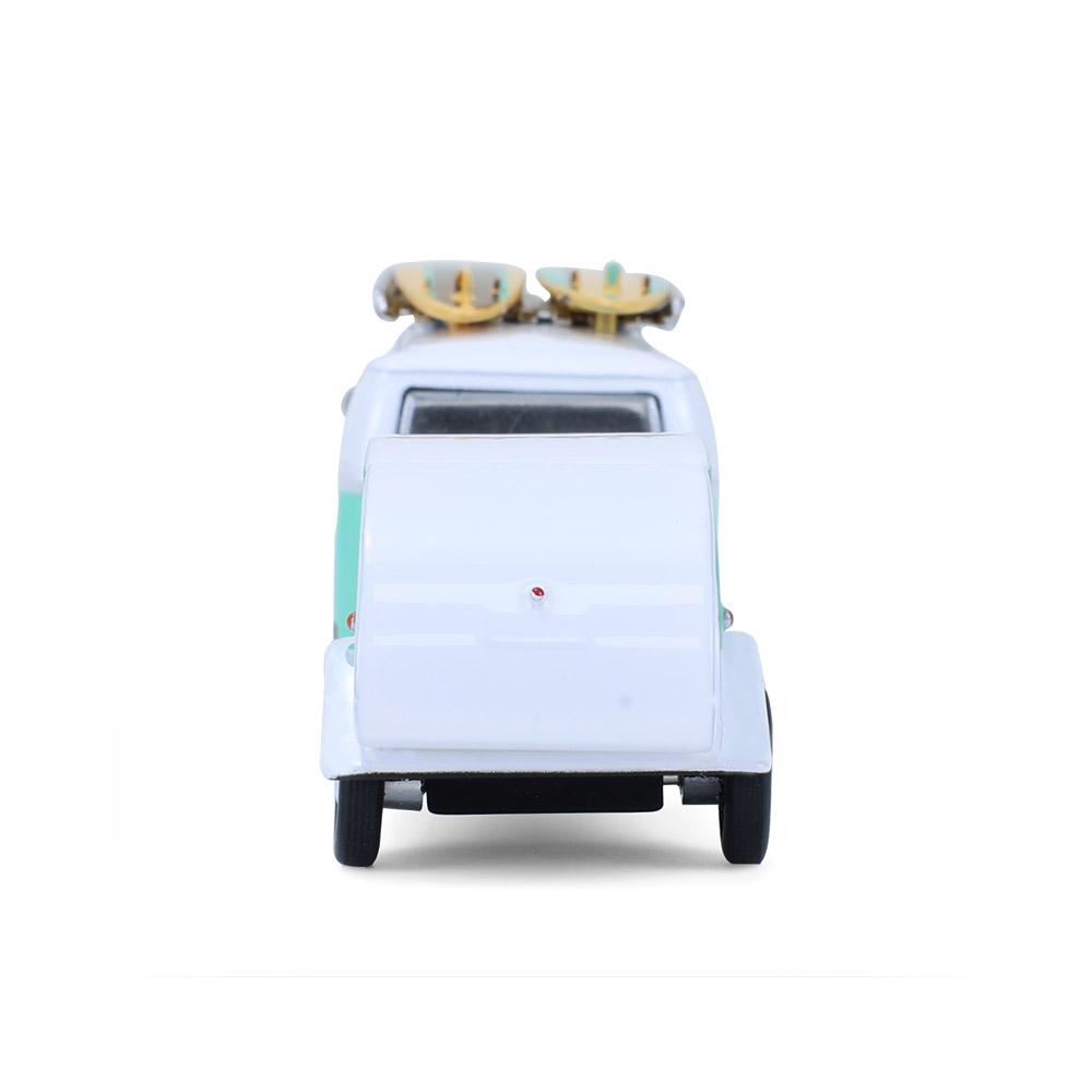 Type 2 with surfboards and Teardrop Trailer