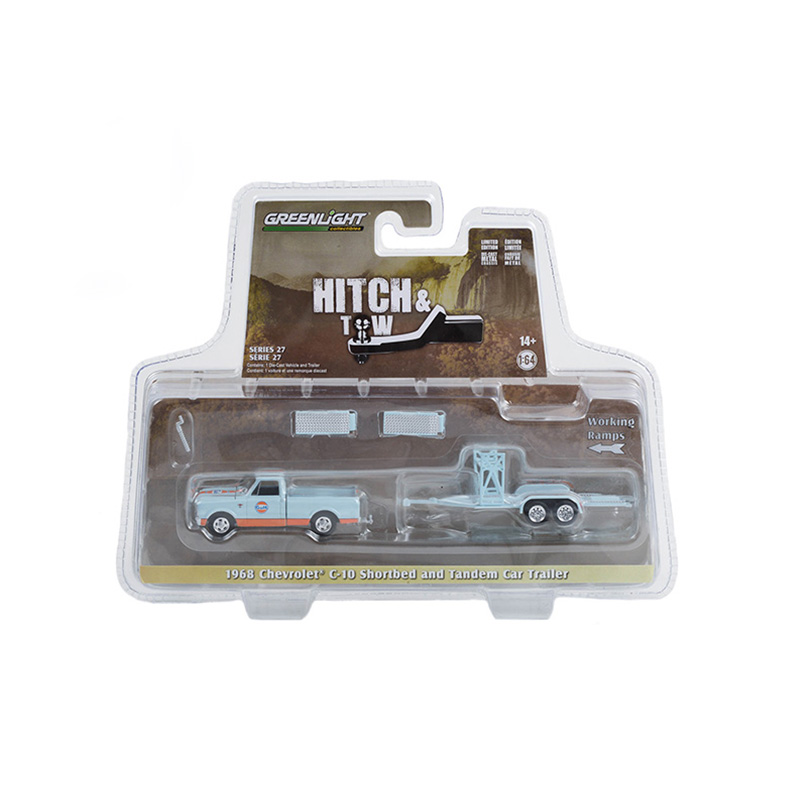 C-10 Shortbed Gulf Oil and Gulf Oil Tandem Car Trailer