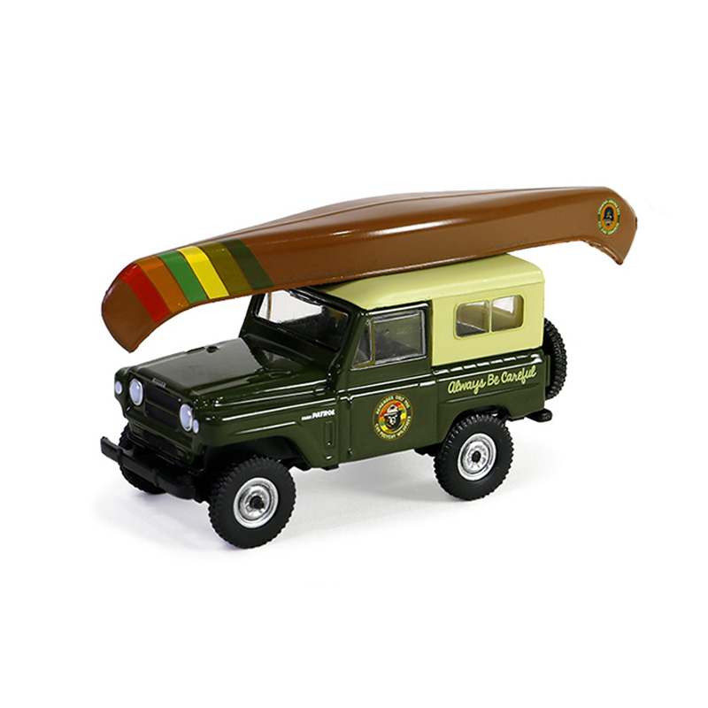 Patrol with Canoe on Roof