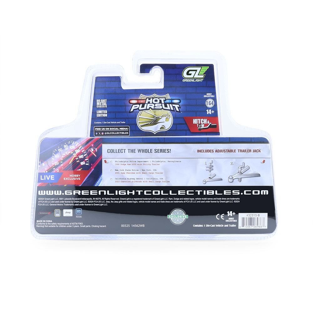 Cherokee with Small Cargo Trailer