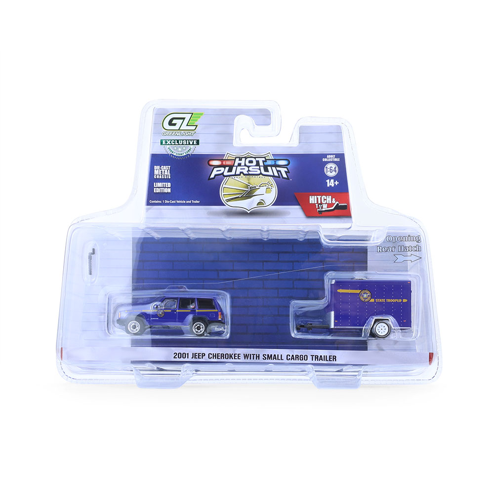 Cherokee with Small Cargo Trailer