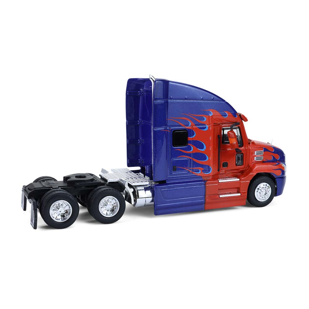 S.D.卡车模型系列20 - 2019款麦克Anthem牵引车头（红蓝火焰涂装）典藏套装