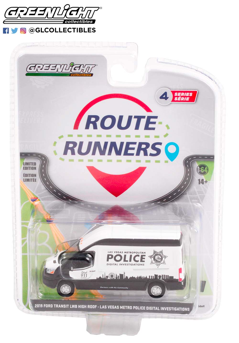 全顺长轴高顶警用厢车 - 拉斯维加斯都会警察局数字侦查组