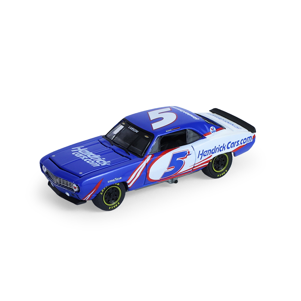 K5 Blazer Silverado配1969年款雪佛兰Camaro - 亨德里克赛车队凯尔·拉尔森#5赛车首胜（双车串联运输拖车）