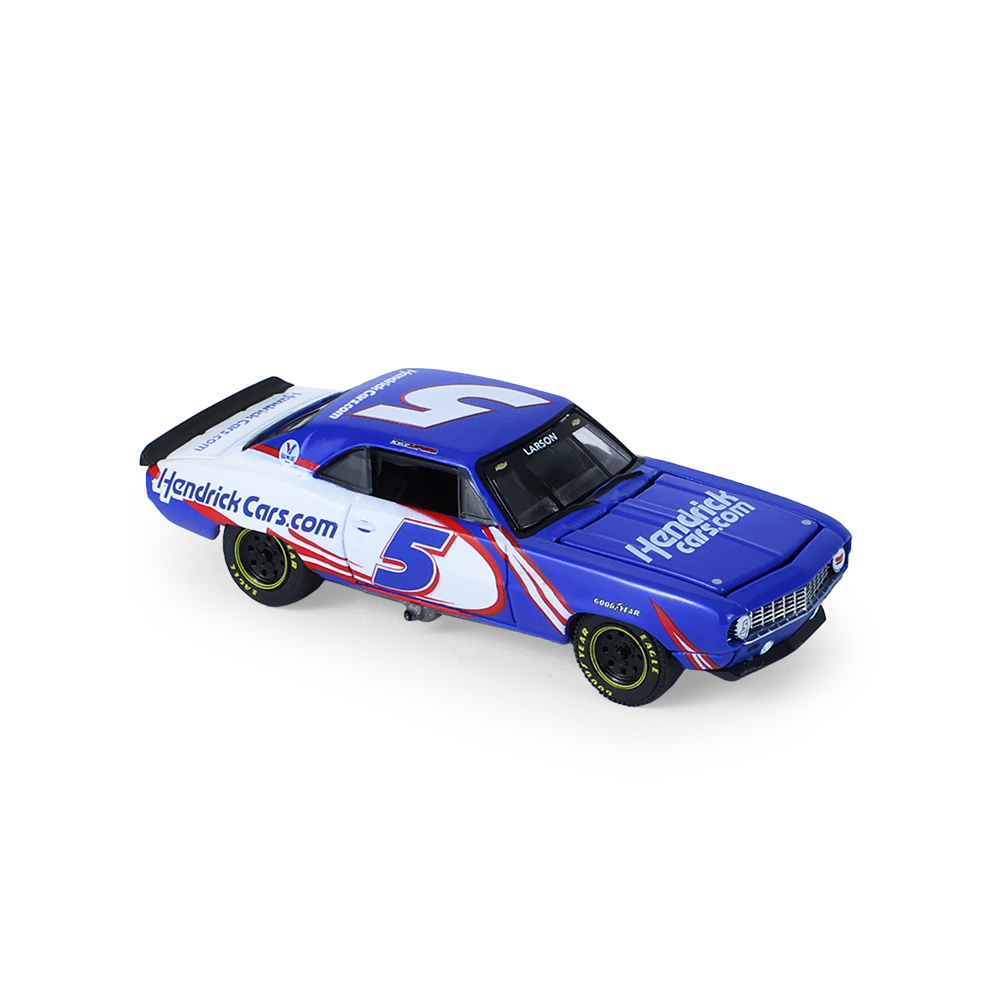 K5 Blazer Silverado配1969年款雪佛兰Camaro - 亨德里克赛车队凯尔·拉尔森#5赛车首胜（双车串联运输拖车）