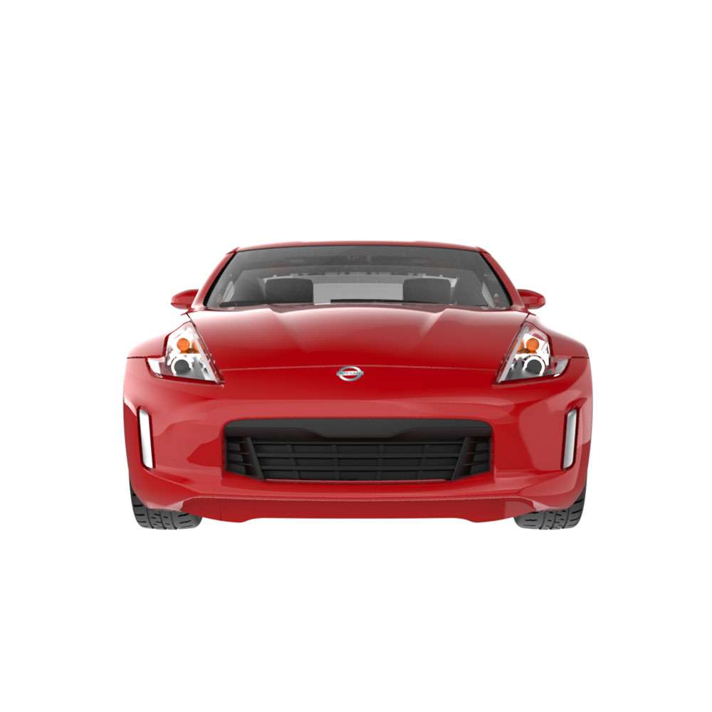 370Z双门跑车 - 红色 (全新定制轮毂)