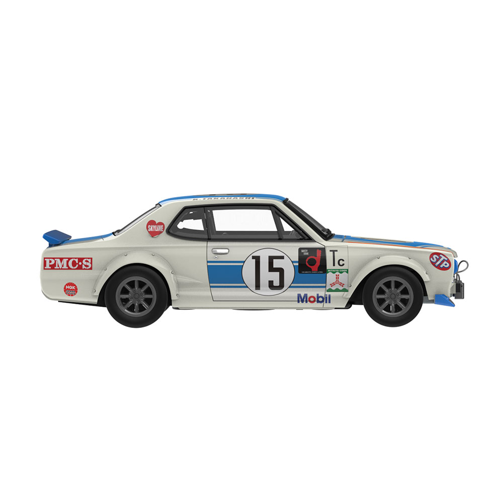 Skyline Hakosuka (哈科萨卡) - 白色 (配备定制轮毂与黄色防滚架，内饰工艺升级)