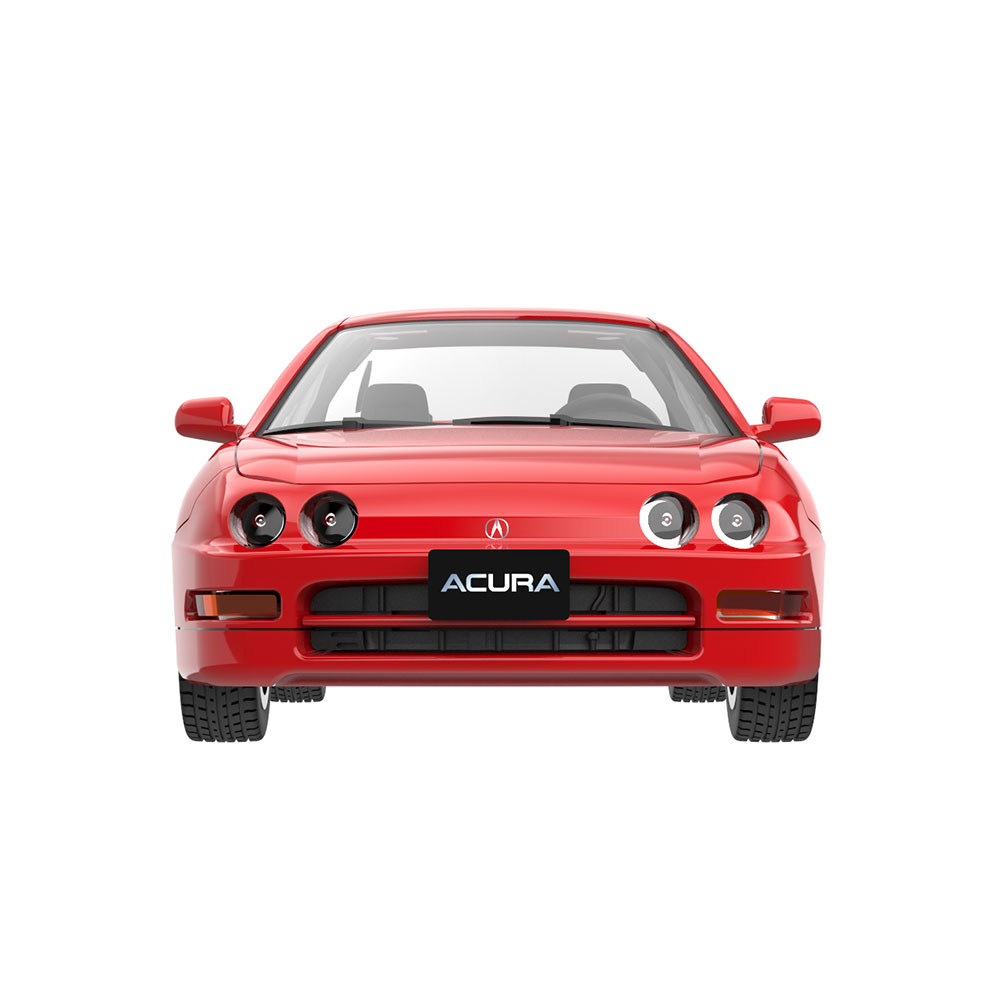 Integra GS-R 配定制轮毂 - 米兰红  (全新模具）