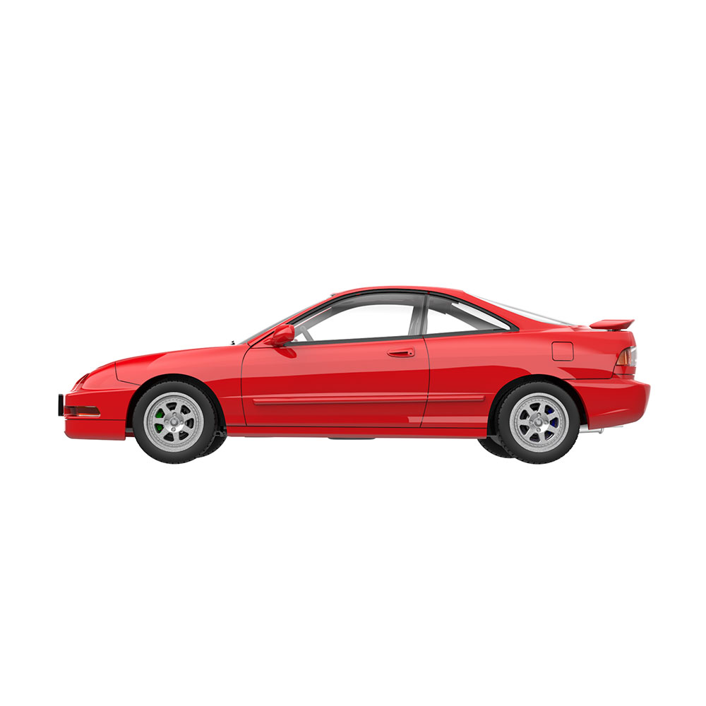 Integra GS-R 配定制轮毂 - 米兰红  (全新模具）