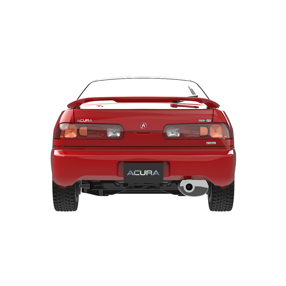 Integra GS-R 配定制轮毂 - 米兰红  (全新模具）