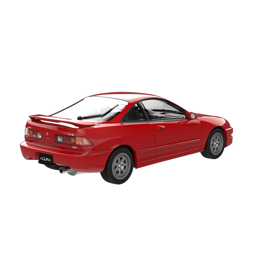 Integra GS-R 配定制轮毂 - 米兰红  (全新模具）