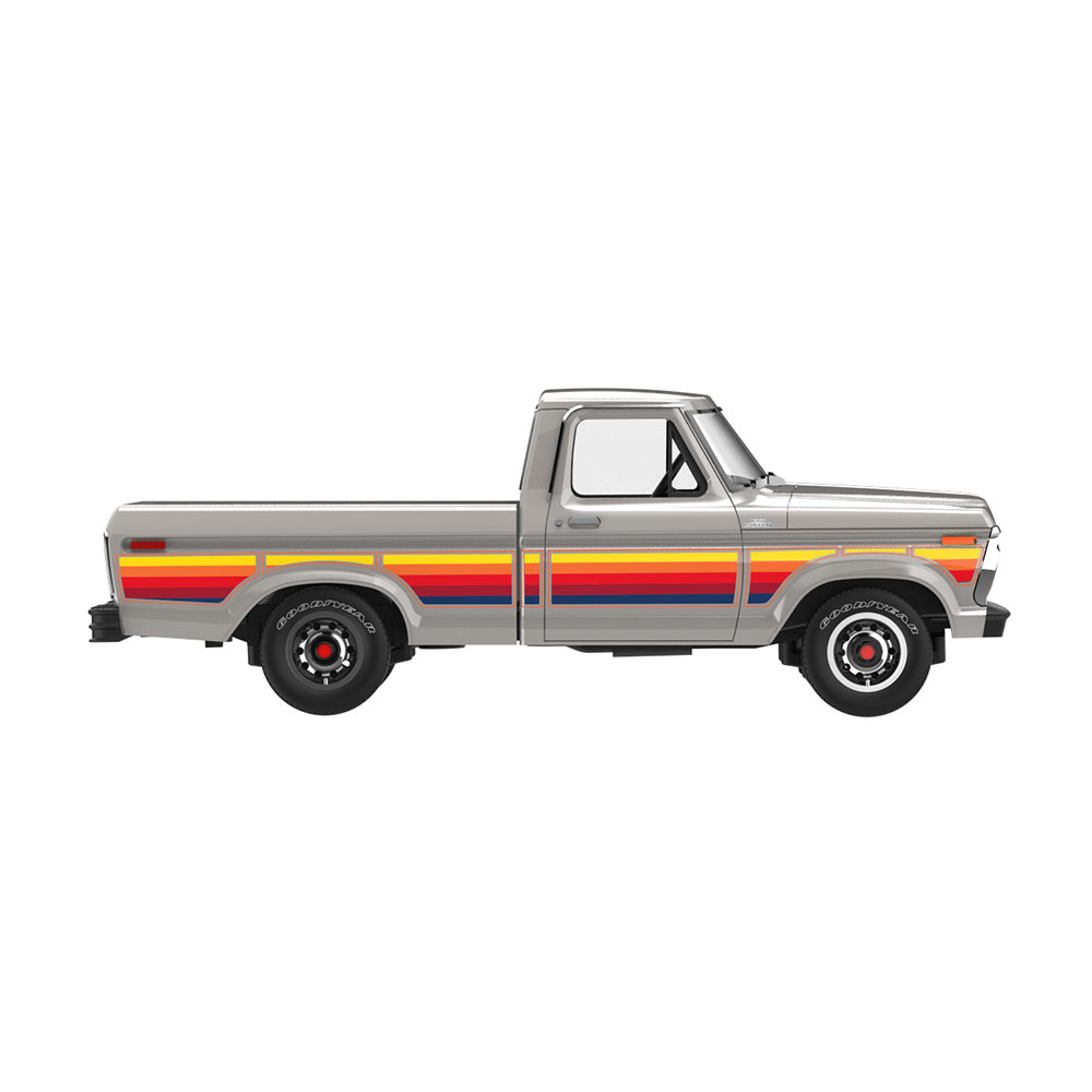 F-150自由竞速条纹版 - 金属银配色