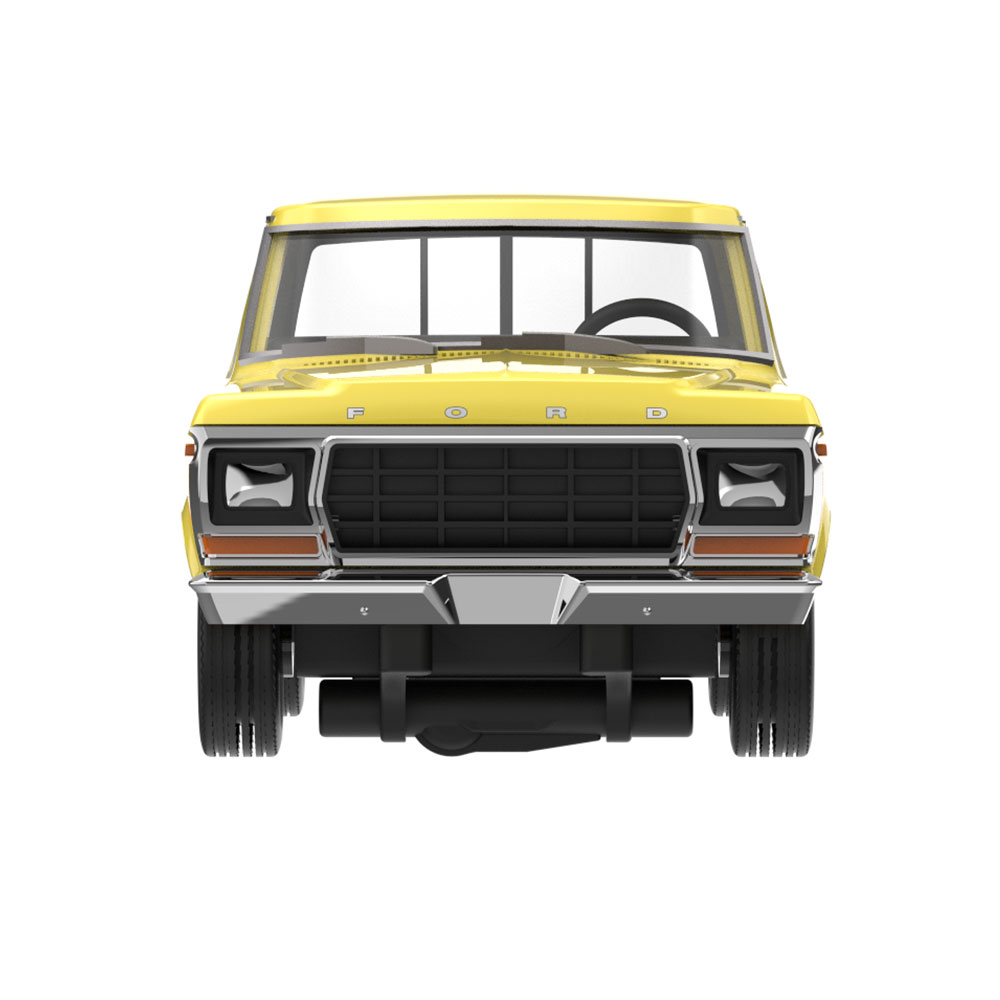 F-150自由竞速条纹版 - 黄色（短货斗）