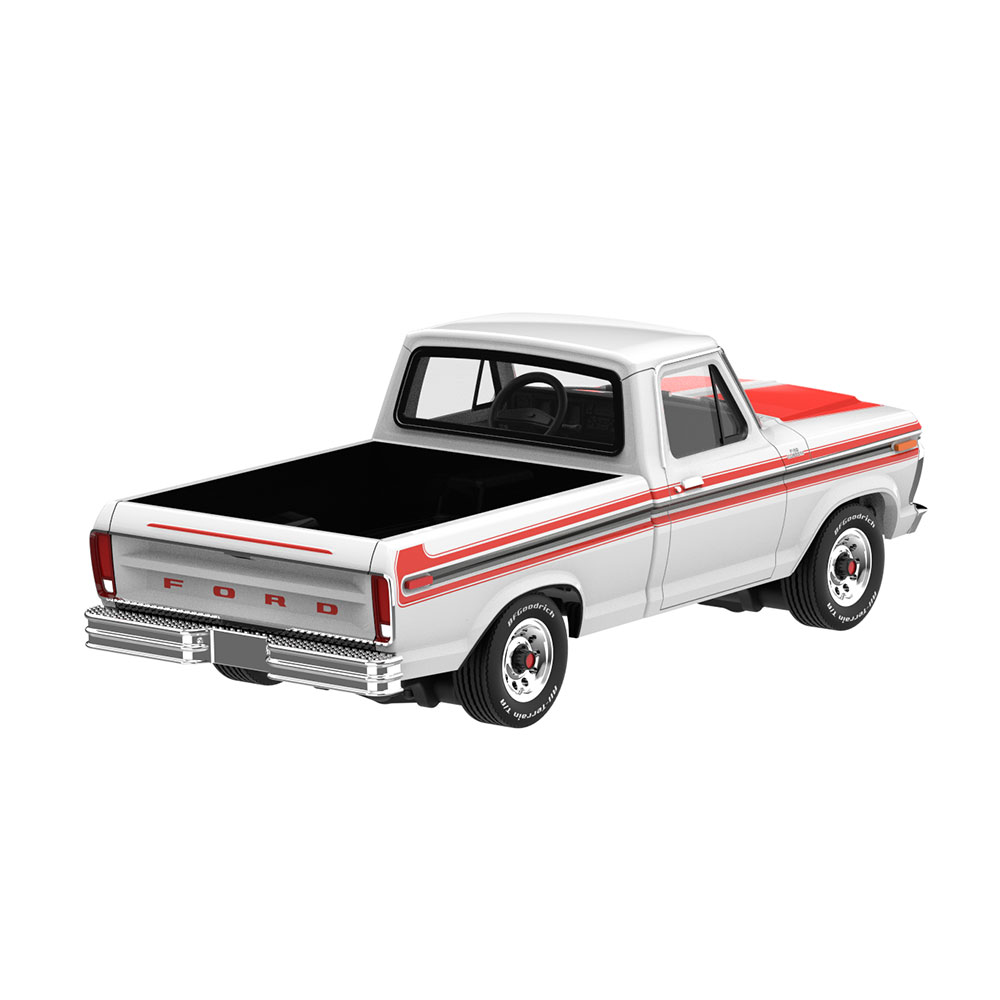 F-150 - 白色车身配橙色条纹