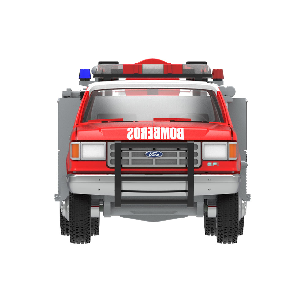 F-350迷你泵浦消防车 - 墨西哥联邦区英勇消防局涂装