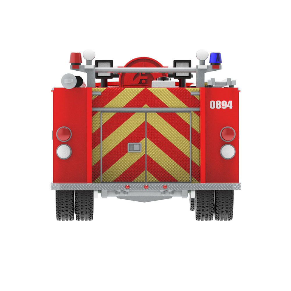 F-350迷你泵浦消防车 - 墨西哥联邦区英勇消防局涂装