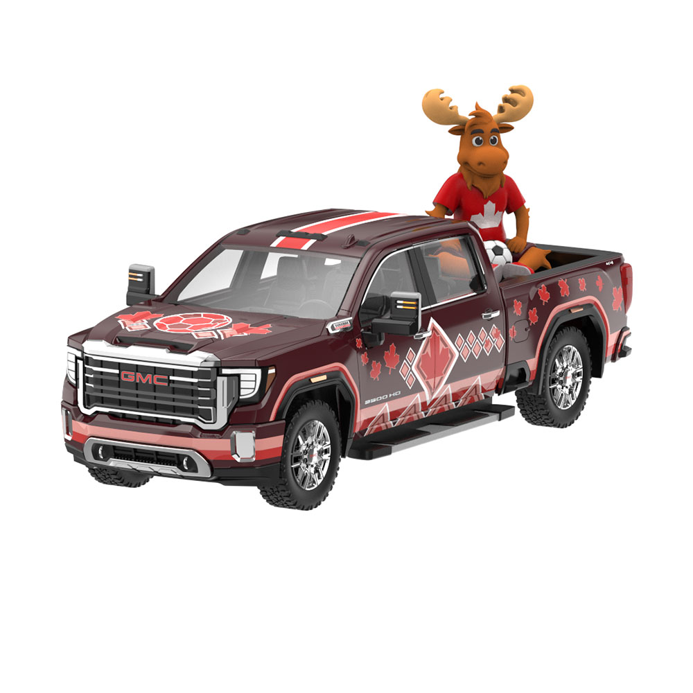 Sierra 3500HD重型皮卡 - 附驼鹿造型的加拿大致敬版