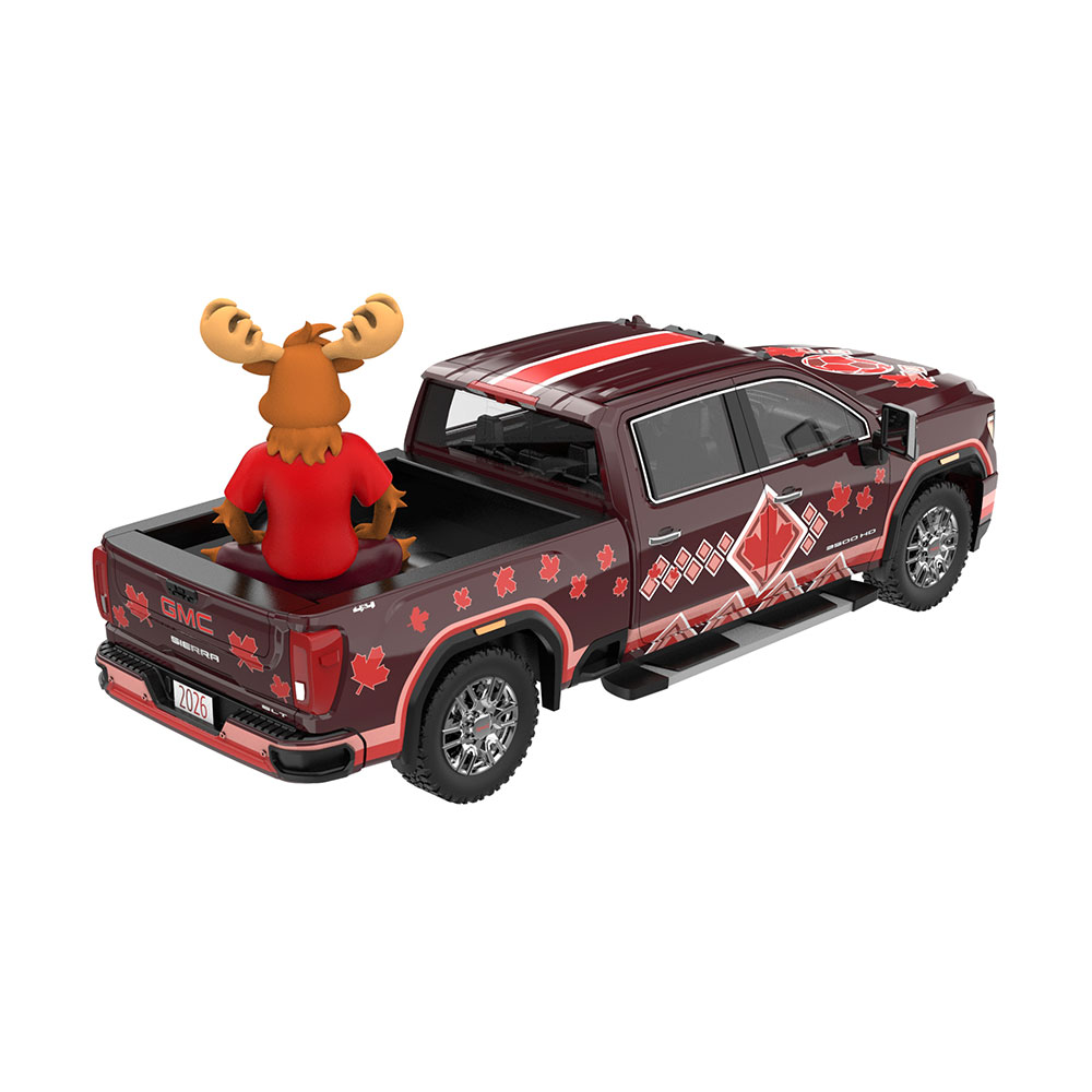 Sierra 3500HD重型皮卡 - 附驼鹿造型的加拿大致敬版