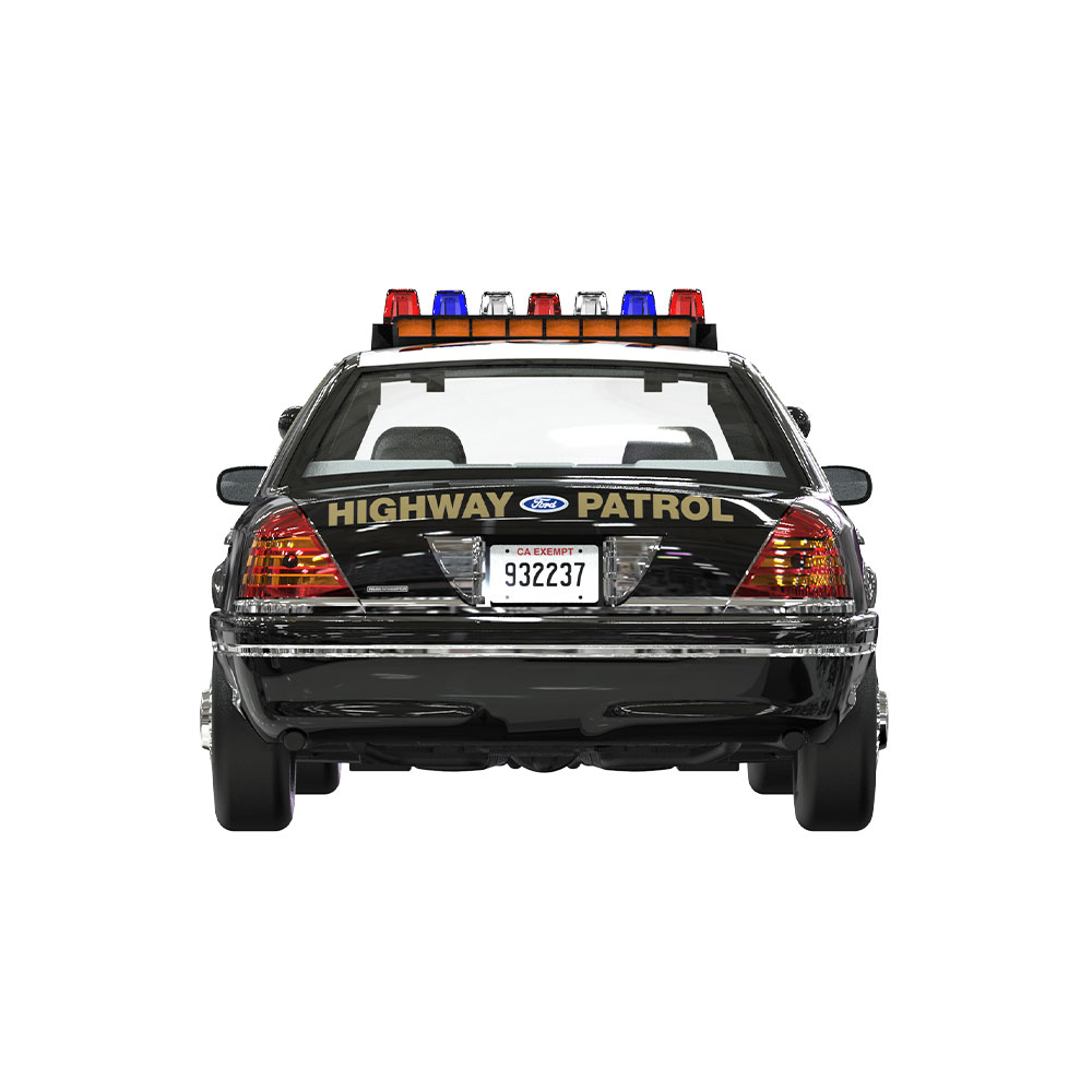 维多利亚皇冠警用拦截车 - 加州公路巡逻队