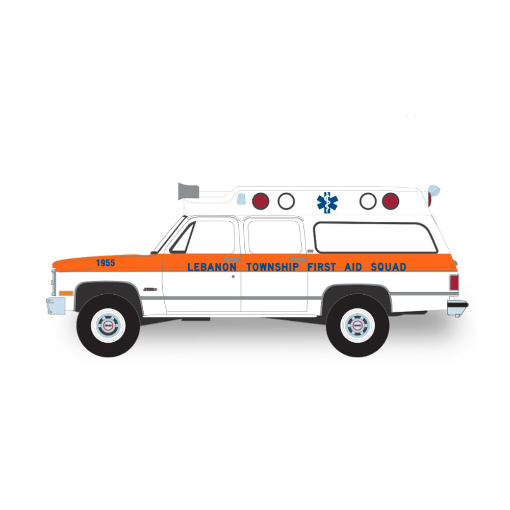 萨博班2500西拉经典救护车 - 新泽西黎巴嫩镇急救队