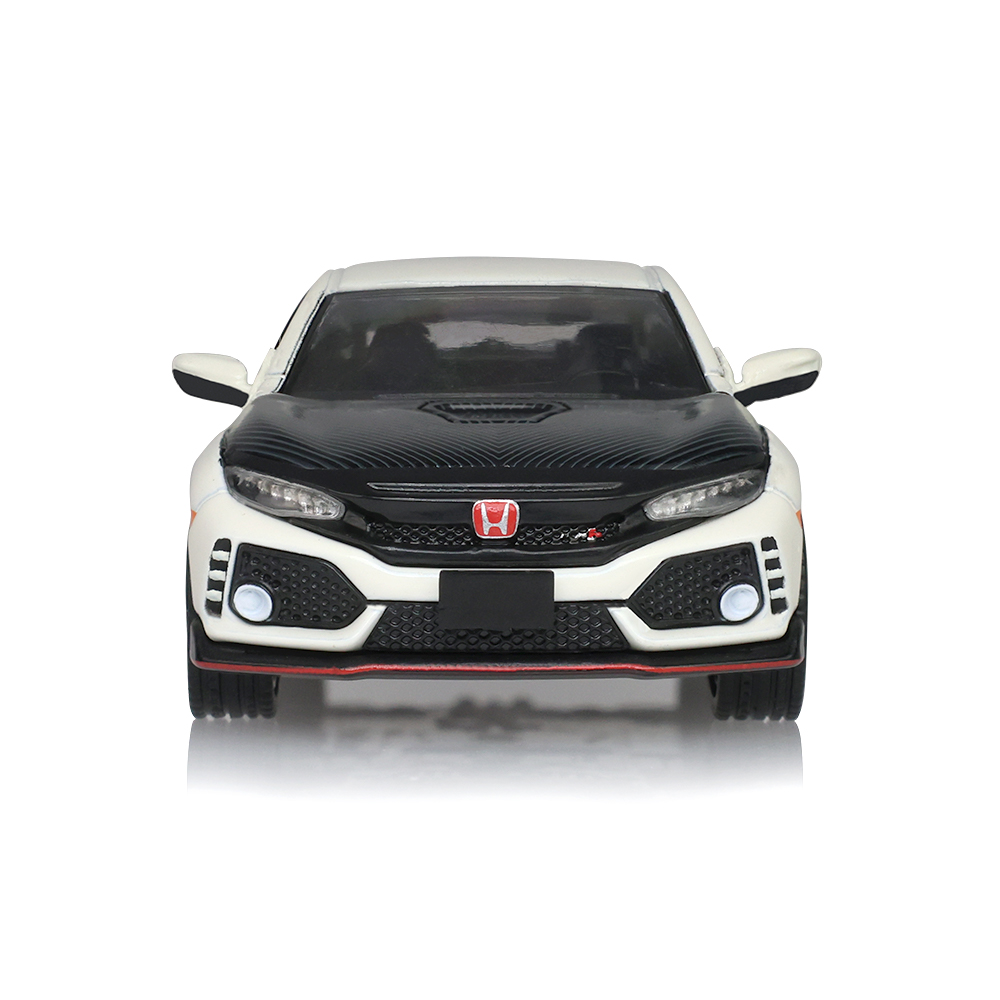 本田思域Type-R（FK8）定制轮毂与碳纤维引擎盖——冠军白