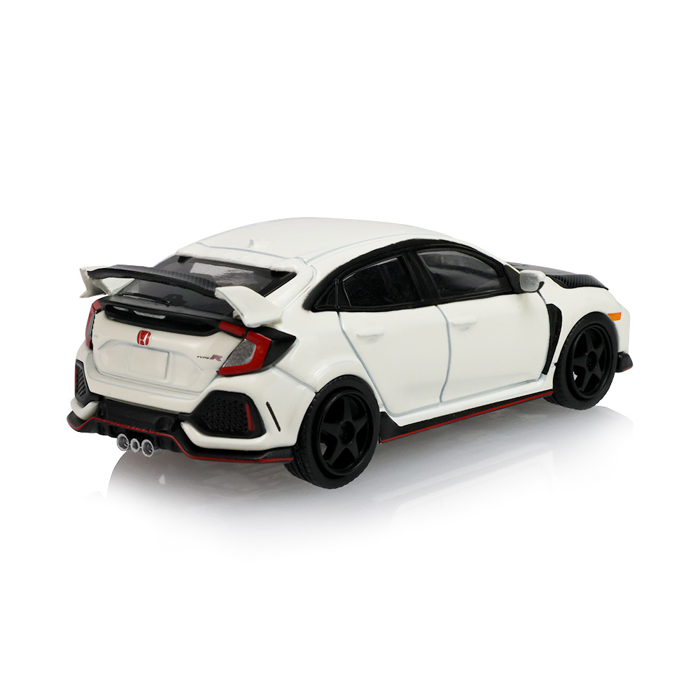 本田思域Type-R（FK8）定制轮毂与碳纤维引擎盖——冠军白