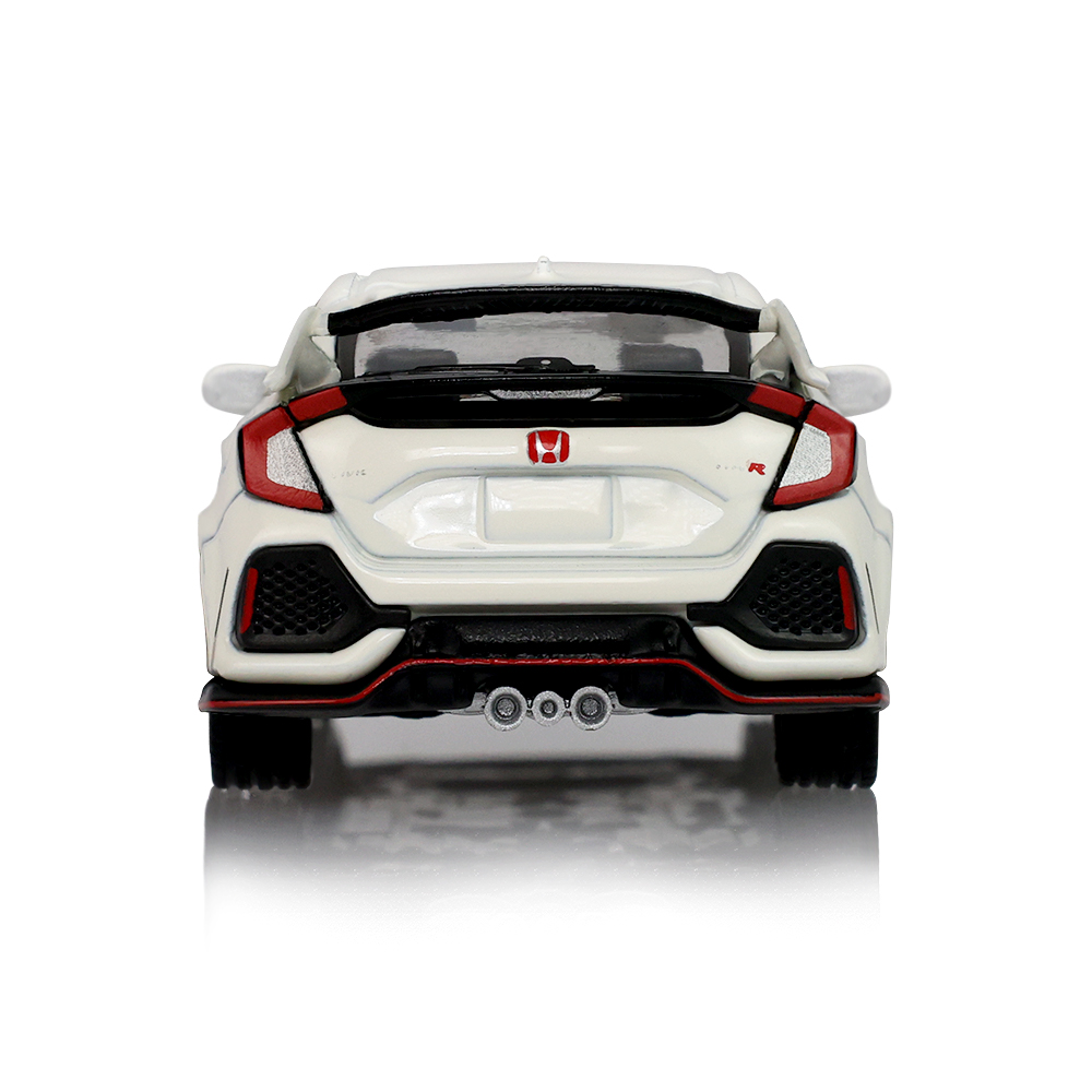 本田思域Type-R（FK8）定制轮毂与碳纤维引擎盖——冠军白