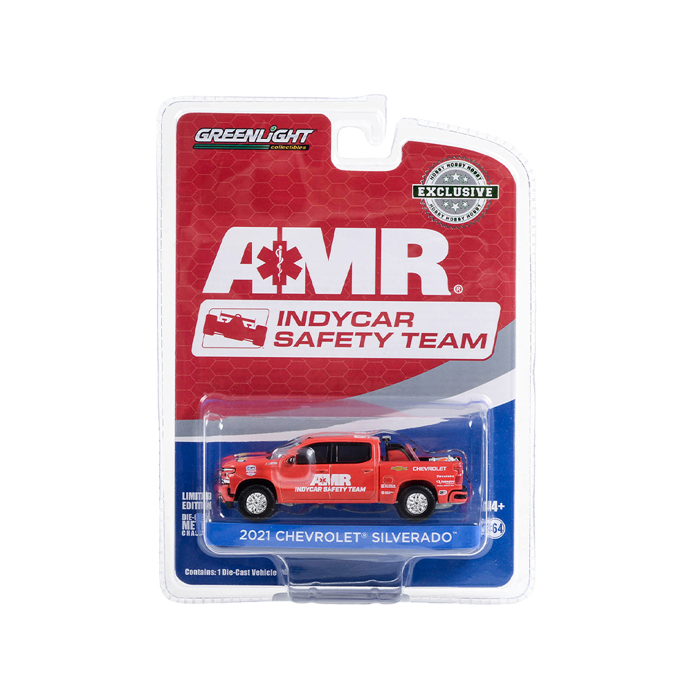 Silverado - 2021年NTT IndyCar系列赛AMR IndyCar安全团队红色涂装版（货箱配备救援装备）