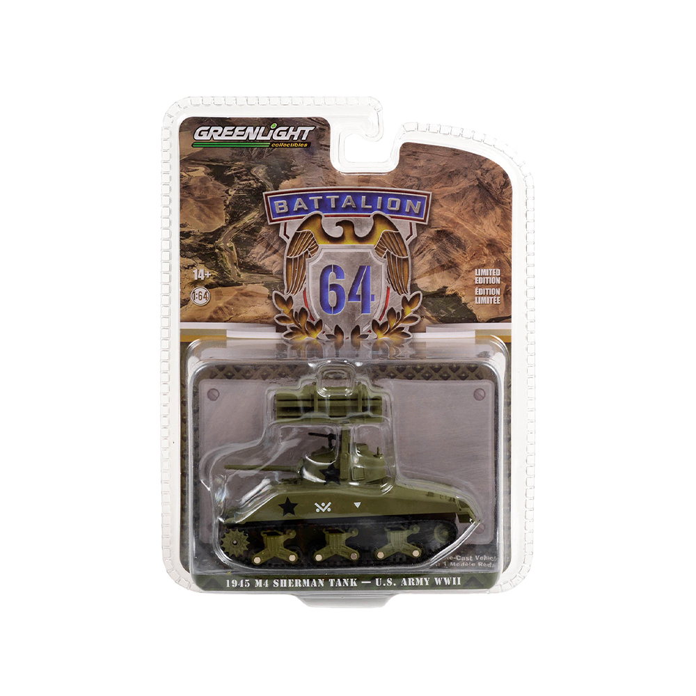 M4谢尔曼坦克（美军二战装备） - 第14装甲师第40坦克营（配T34"卡利欧佩"火箭发射器）