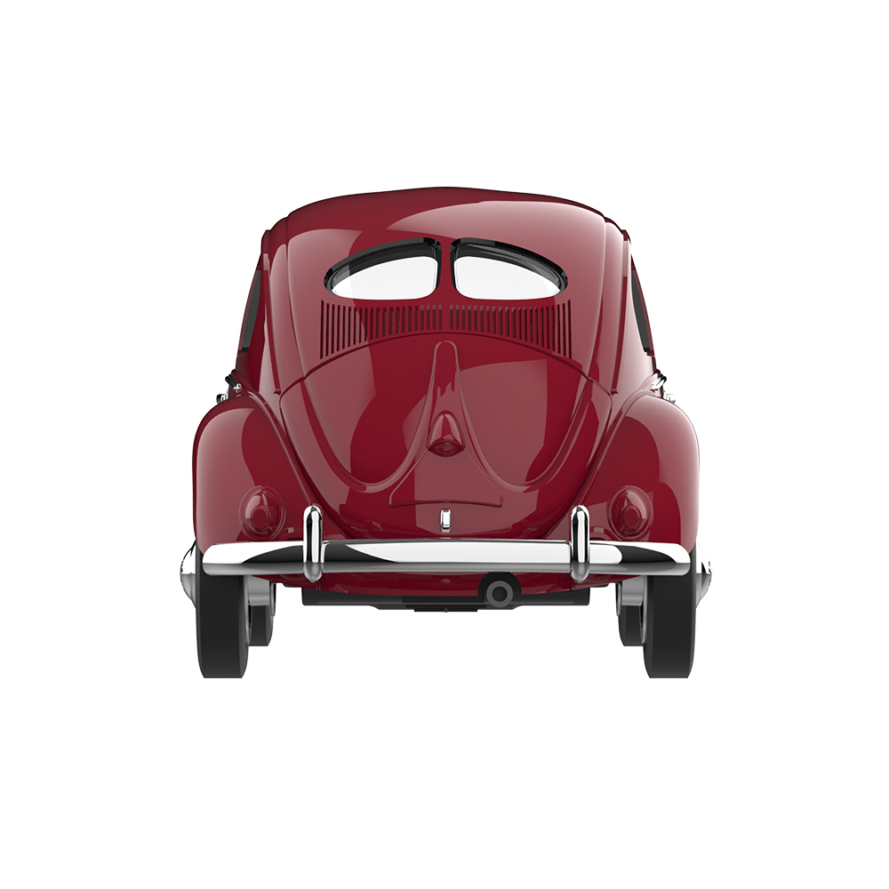 甲壳虫 - 分裂式后窗 - 暗红色