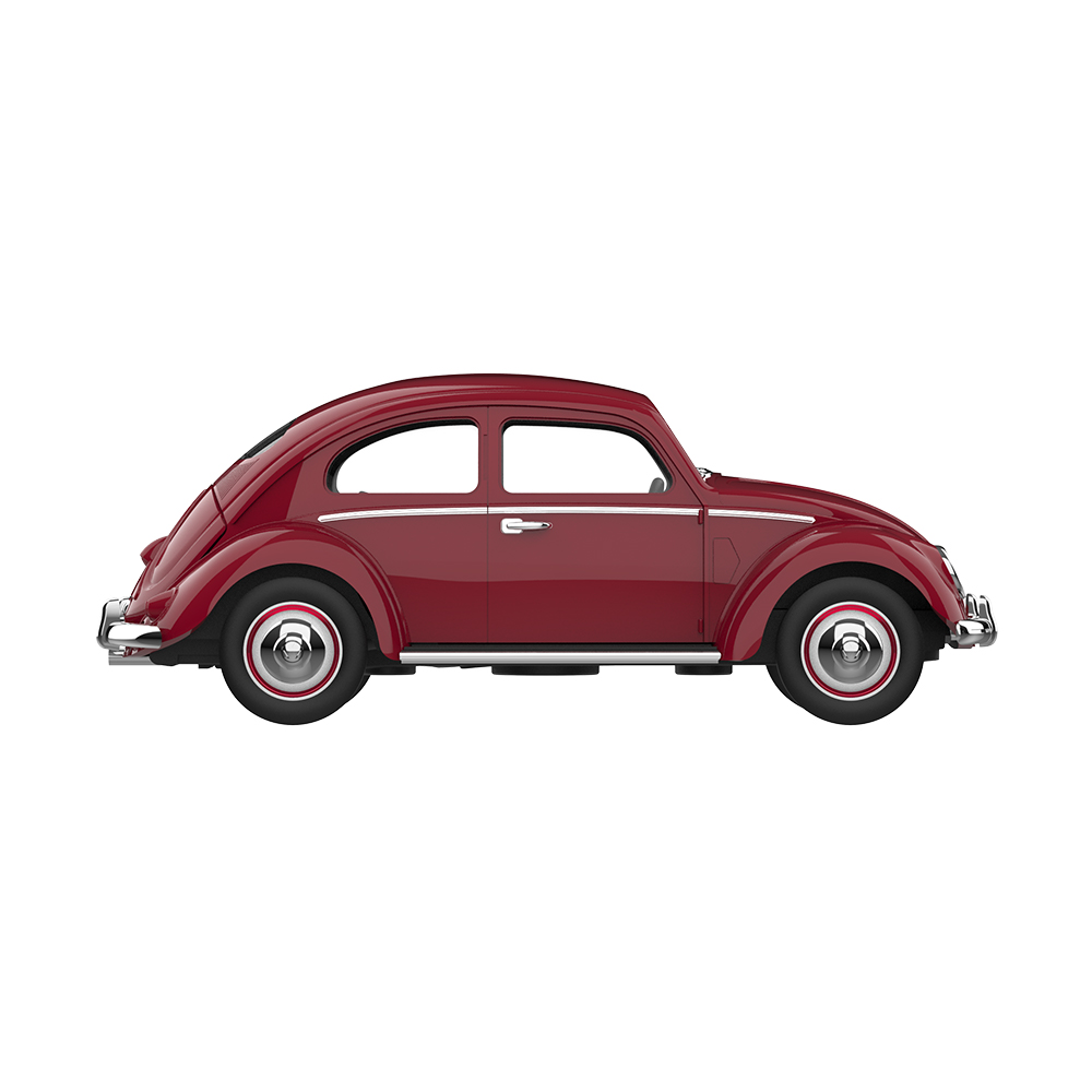 甲壳虫 - 分裂式后窗 - 暗红色