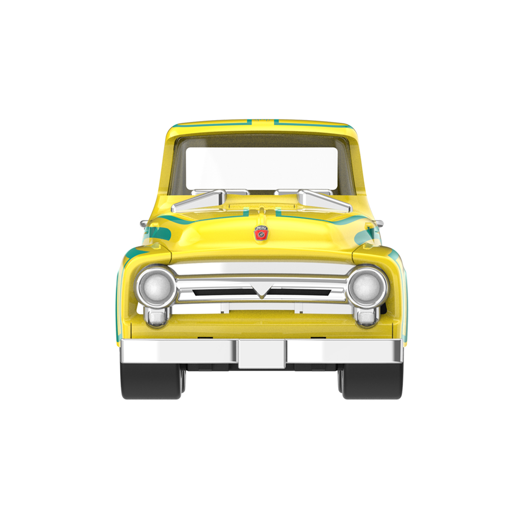 F-100皮卡 - 亮黄色