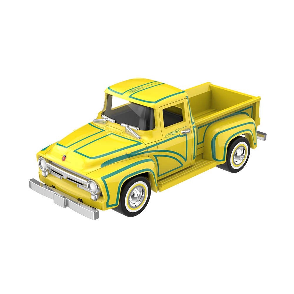 F-100皮卡 - 亮黄色