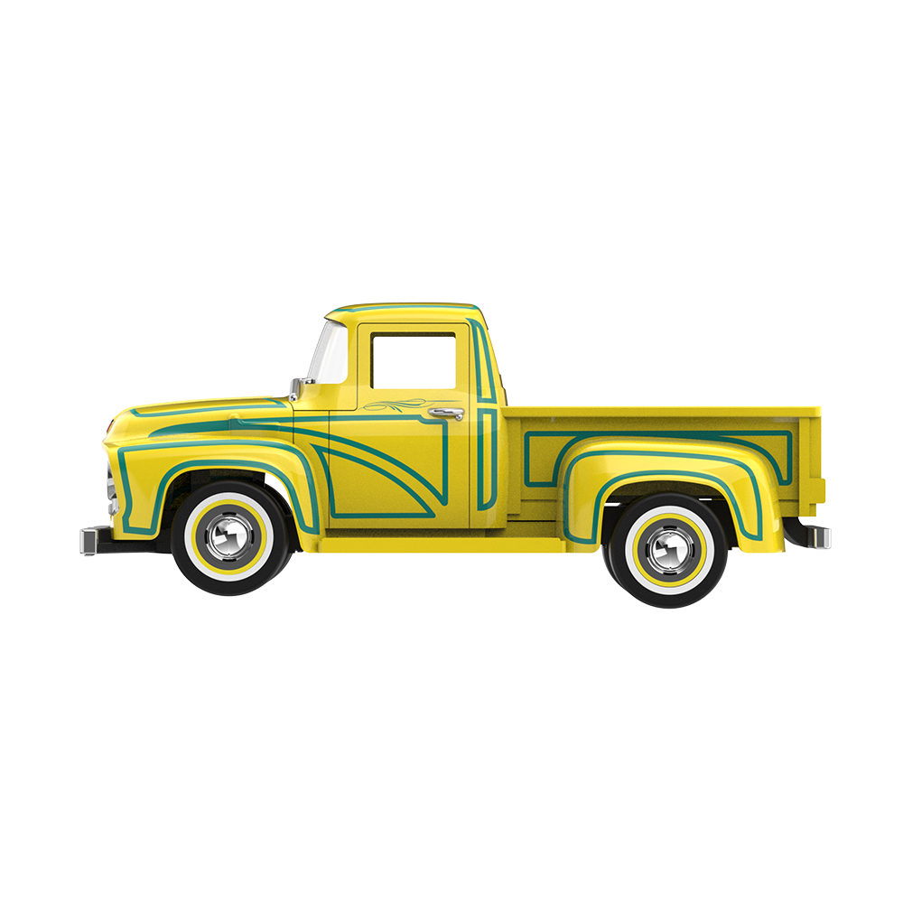 F-100皮卡 - 亮黄色