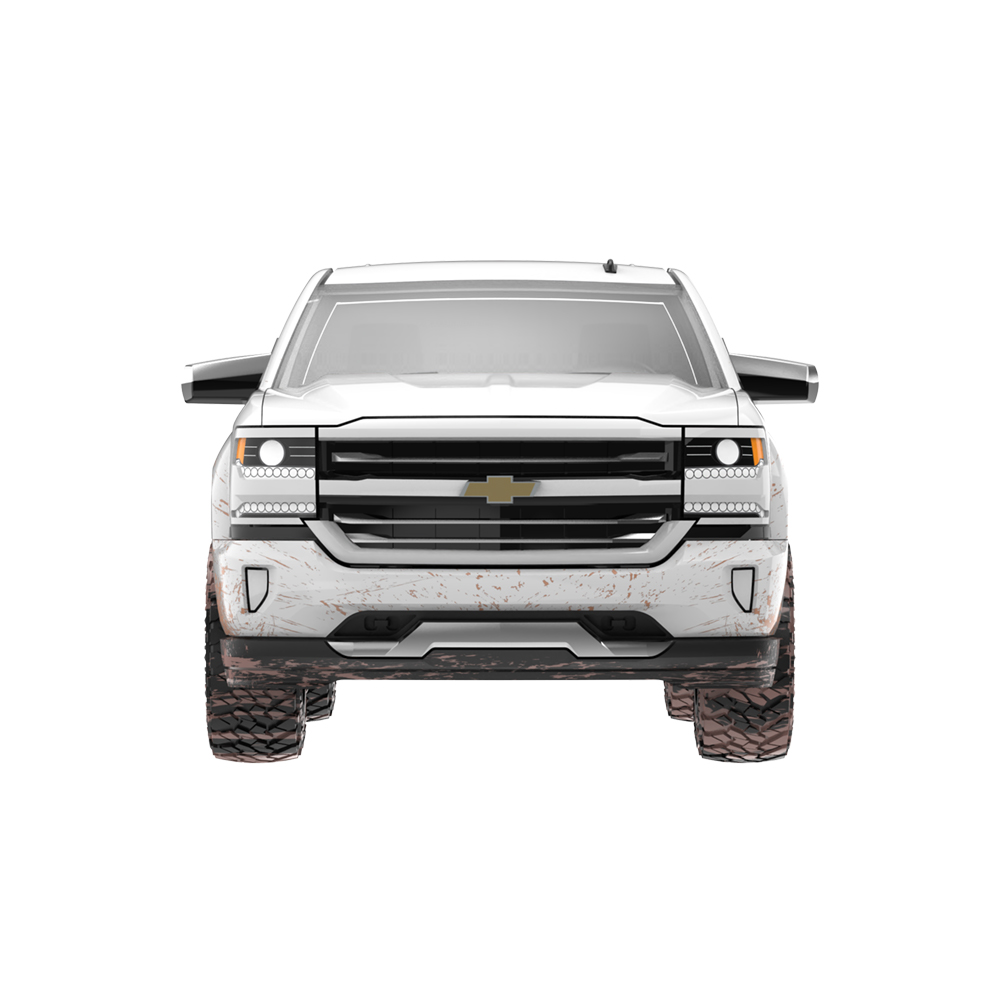全地形系列 18 - 2016 款雪佛兰 Silverado – 白色（做旧）