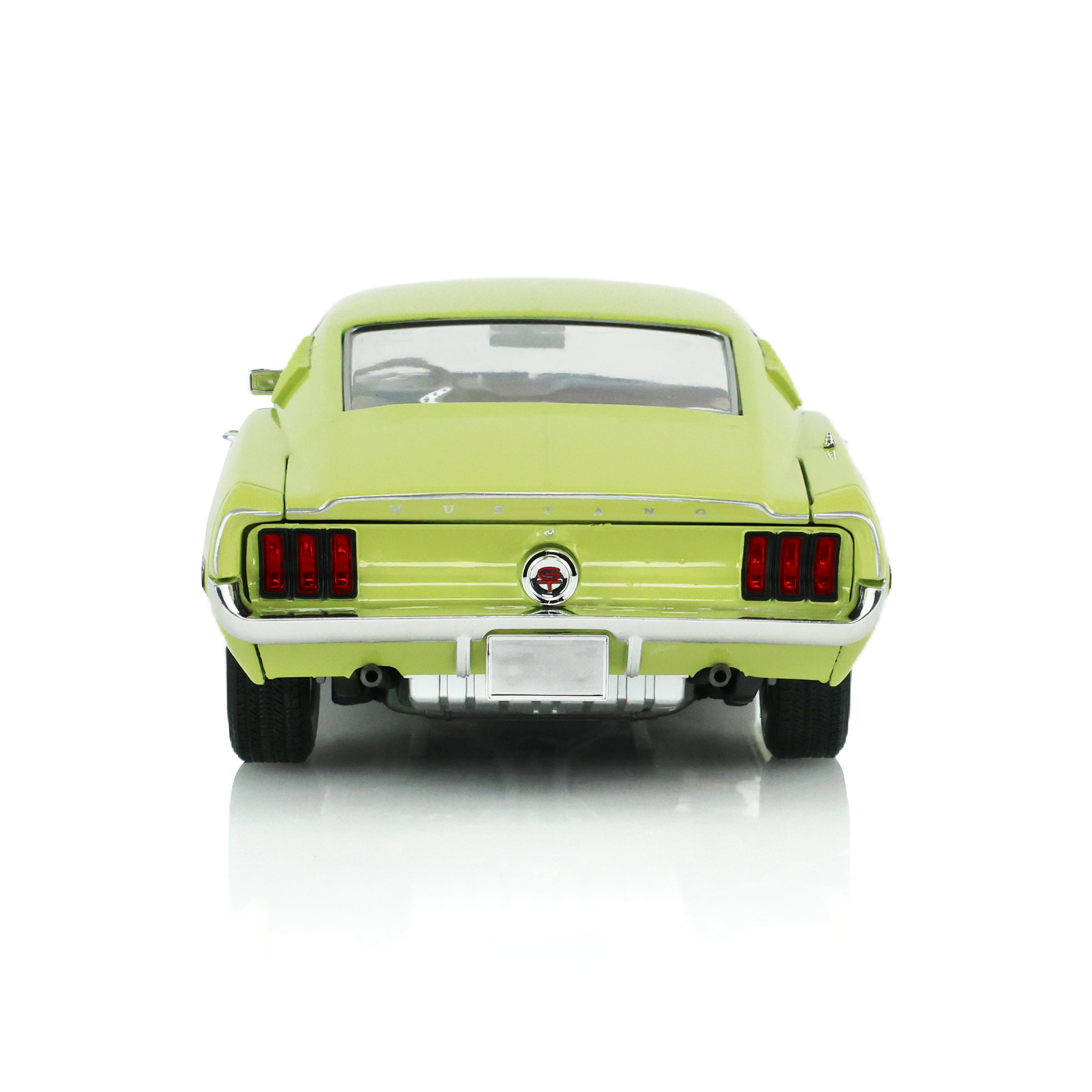 野马 GT Fastback - 青柠金配黑色GT条纹