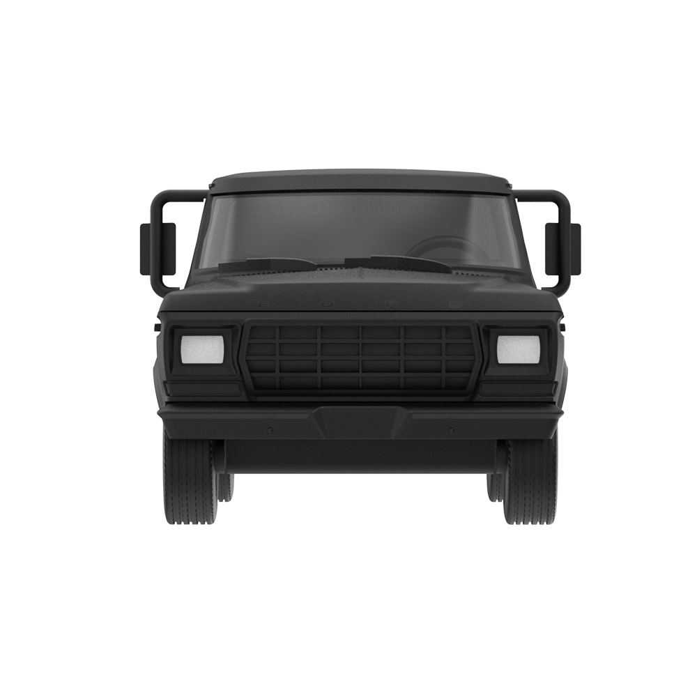 1979 年福特 F-100 訂製皮卡 - 霧面黑  黑色