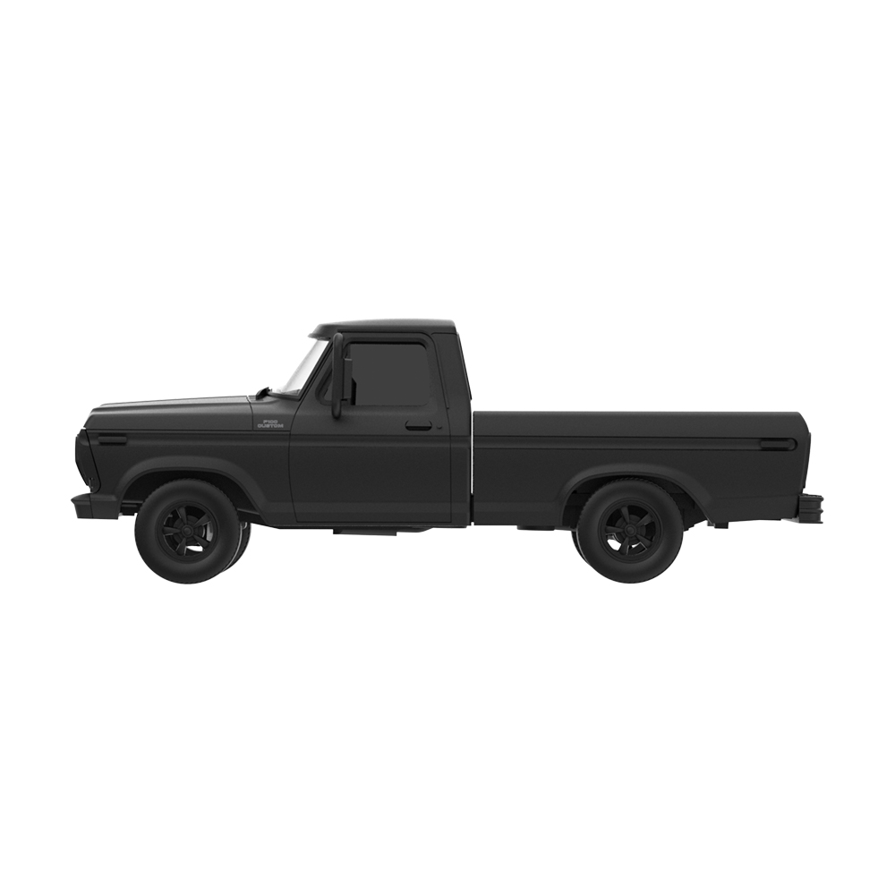 1979 年福特 F-100 訂製皮卡 - 霧面黑  黑色
