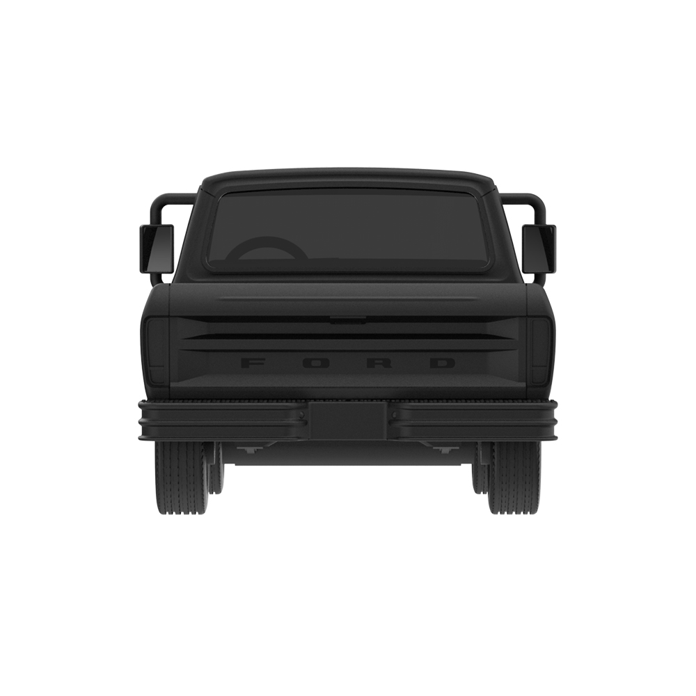 1979 年福特 F-100 訂製皮卡 - 霧面黑  黑色