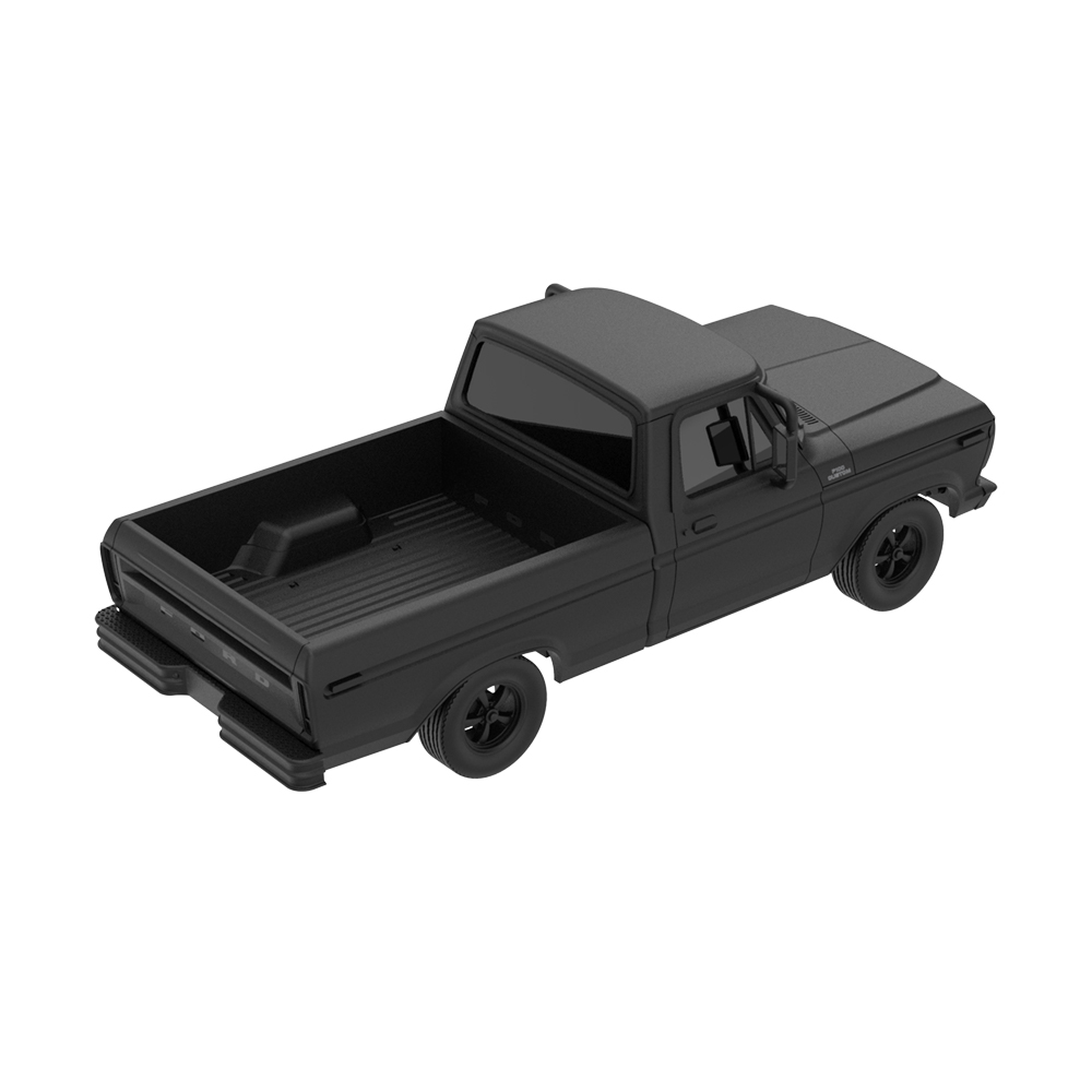 1979 年福特 F-100 訂製皮卡 - 霧面黑  黑色