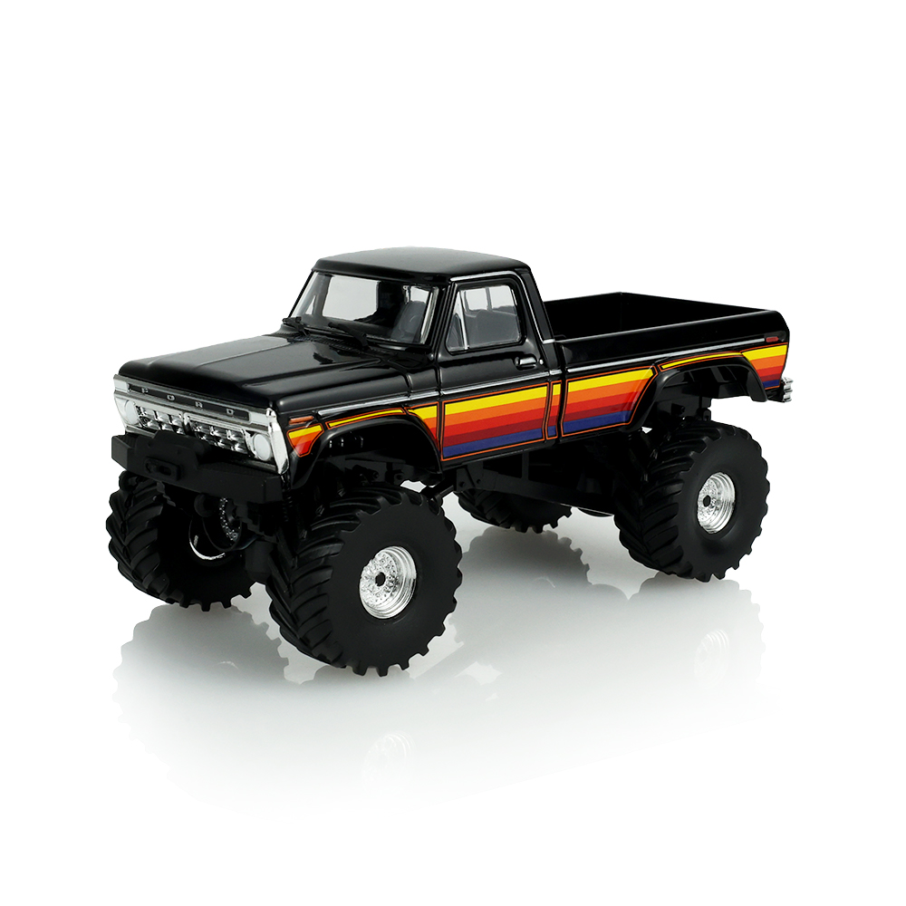 1977 年福特 F-250 - 自由驰骋条纹版 - 乌鸦黑