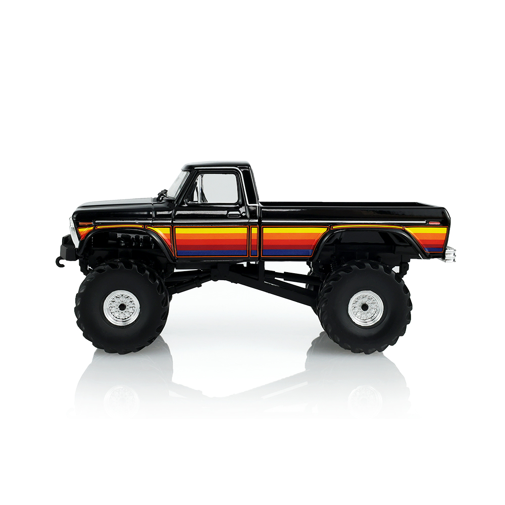 1977 年福特 F-250 - 自由驰骋条纹版 - 乌鸦黑