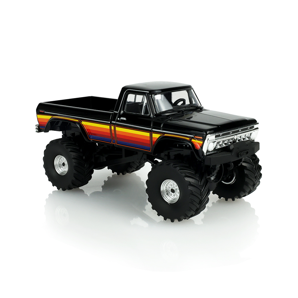 1977 年福特 F-250 - 自由驰骋条纹版 - 乌鸦黑