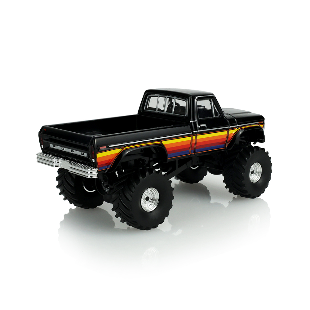 1977 年福特 F-250 - 自由驰骋条纹版 - 乌鸦黑