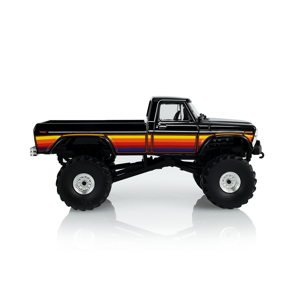 1977 年福特 F-250 - 自由驰骋条纹版 - 乌鸦黑