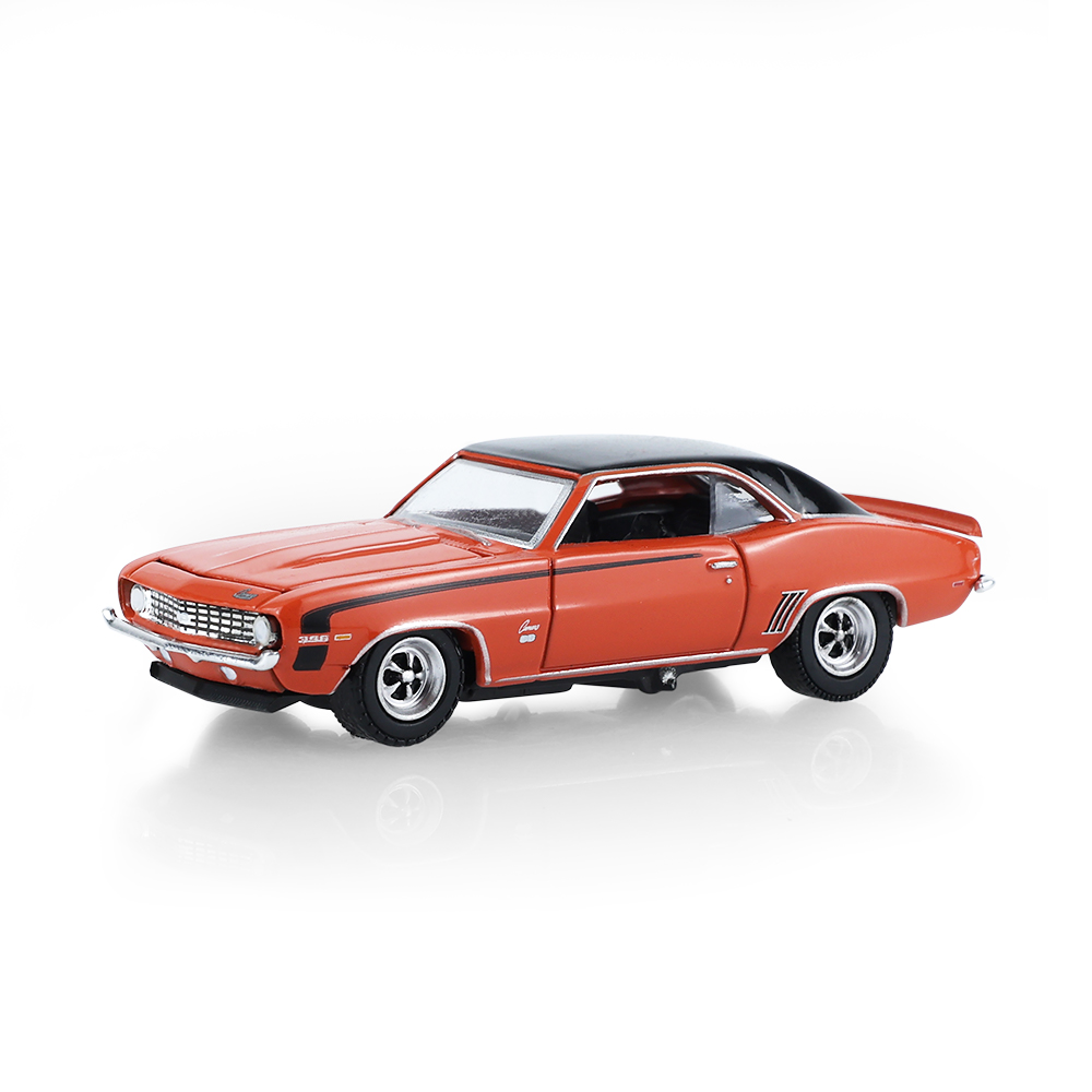 1969年雪佛兰Camaro SS 396 Restomod改装车 - 亮橙色车身搭配定制轮毂