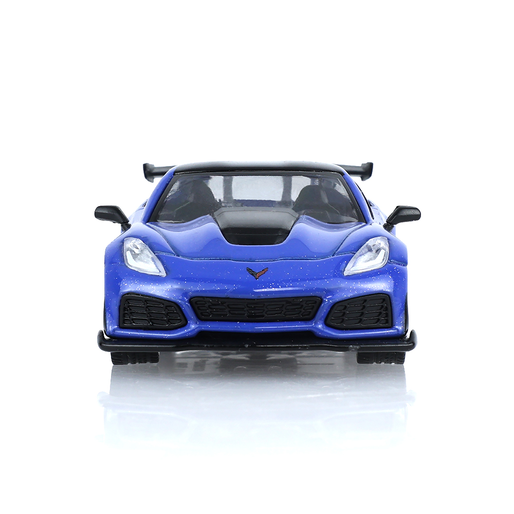 2019款雪佛兰克尔维特C7 ZR1 - 拉古纳蓝，定制轮毂