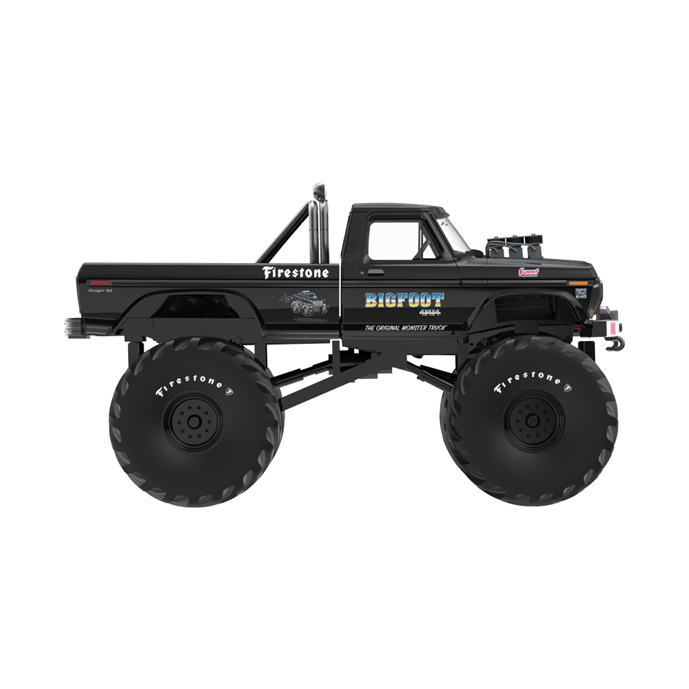 大脚1号 - F-250怪兽卡车（配66英寸轮胎）- 黑帮系列